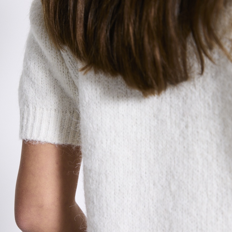 Knit tee "Amelie" Off white